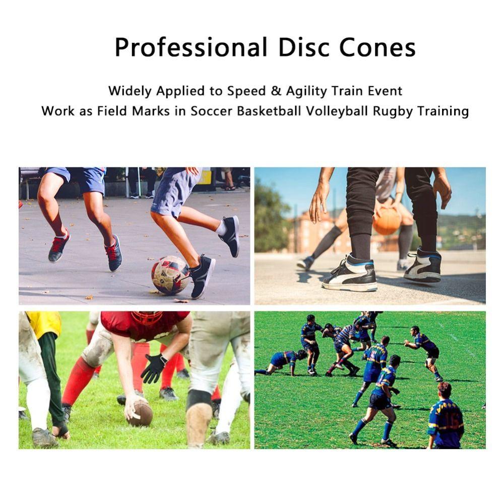 10pcs TPE Flat Marker Discs Flat Spot Markers Set Training Discs  Agility Drills