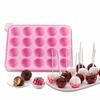 20-Cavity Eco-Friendly Food-grade Silicone Classic Lollipop Mold Customized Colors for Making Candles