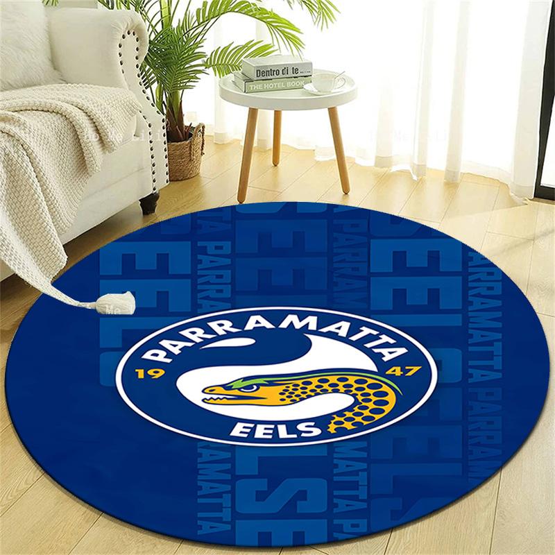 1pc Football Team (20) Design Printed Area Round Carpet for Bedroom Living Room Home Decor Rugs Mat Non Slip Mat Rug for Bedside