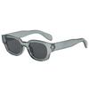 Premium sunglasses square round face sunglasses small frame thick edge trendy brand hip hop men's glasses