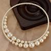2025 Lehký luxusní perlový chokrový náhrdelník pro ženy