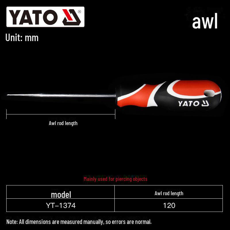 YATO Oil Seal Tool: Screwdriver Hook for Toner Cartridge Gasket Replacement and Powder Refills.