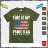 This Is My Pride Flag USA American 4th of July Patriotic T-Shirt Unisex Unisex T-Shirt