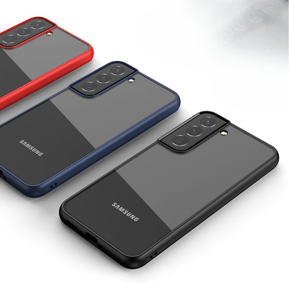 Suitable for Samsung S22ultra Mobile Phone Case Transparent Anti fall Galaxy S22plus Protective Case S22 Case Anti Slip