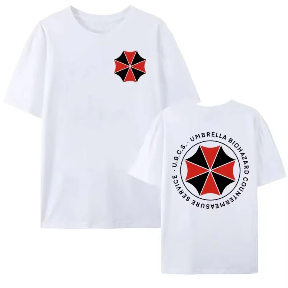 

Umbrella Corporatio Logo Graphic T Shirts Resident Evil Clothing TShirt Men Y2k Harajuku pure Cotton Fashion Casual Streetwear 4XL