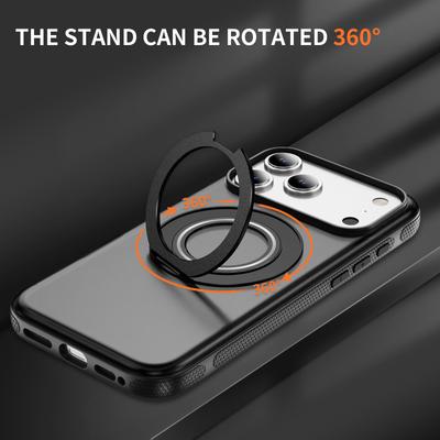360°Rotation For Magsafe Magnetic Bracket Case For Iphone 17 16E 15 14 Plus 13 12 Pro Max 11 Stand Holder Shockproof Matte Cover