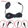 External Wired Car Microphone  Cable Paste Mount High Sensitivity Pickup Mic for Car Stereo System