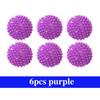 1/6pcs Laundry Balls Reusable PVC Solid Cleaning Ball for Remove Dirt Anti-Winding Household Washing Machine Cleaning Tools