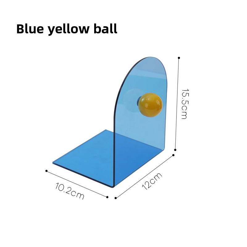 Qiuqiu L-shaped Bookend Stands On The Desks of Students In The Office Study