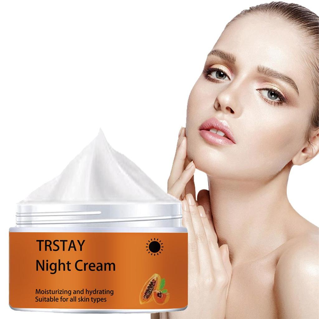 Night Cream Moisturizing Face Serum Hyaluronic Acid Serum Shrinks Pores, Reduces Fine Lines and Nourishes the Skin