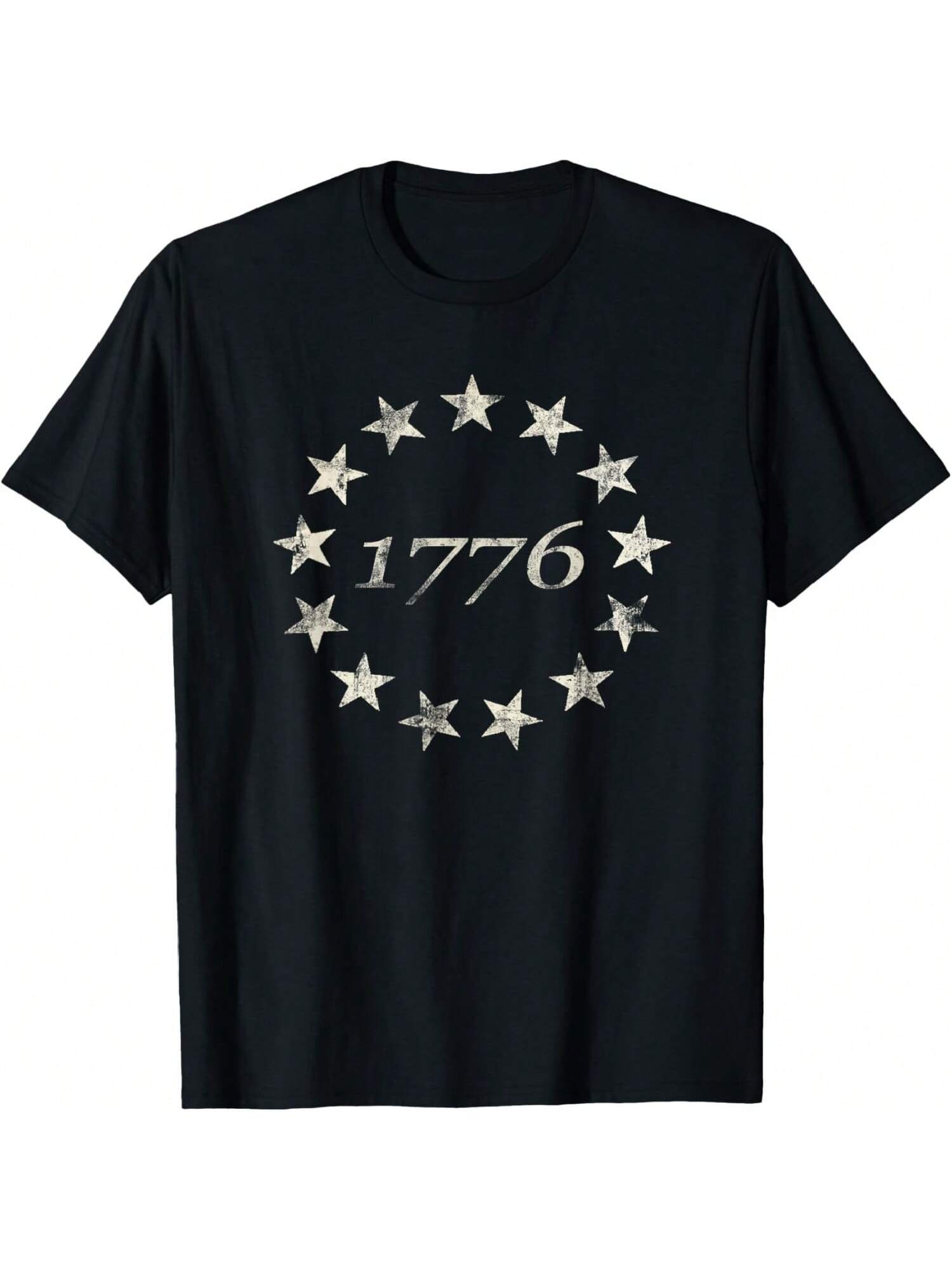 13 Star Flag Betsy Ross Distressed American Flag 1776 T-Shirt S разноцветный