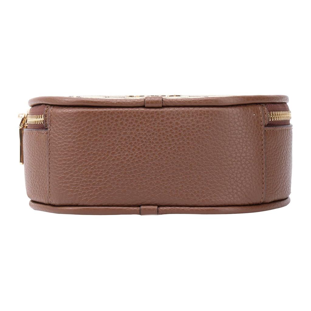 Coach Canteen 17 Classic Monogram Zip Closure Signature Jacquard With Exquisite Pebble Leather Handheld Shoulder Crossbody Bag Small CO986-IMVGB