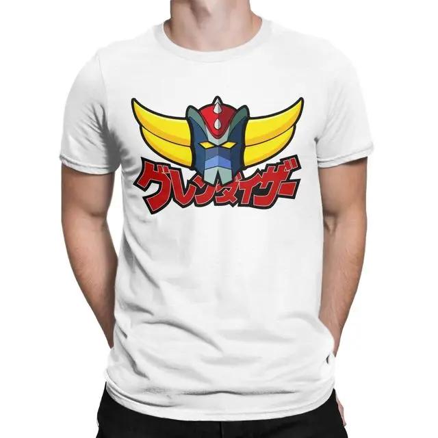 3D Mazinger Z Cartoon Printed T-shirt Robot Anime Men's Round Neck Top Summer Fashion Casual Short Sleeve Hoodie