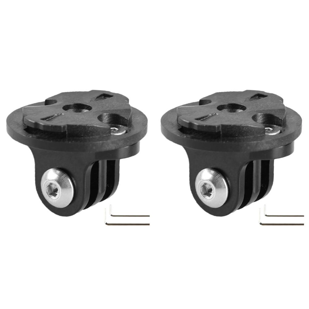 Fahrradkamera Scheinwerfer Adapter Aluminiumlegierung Fahrradcomputer Halter Basis Leichtgewicht Radfahren Frontlicht Halterungsadapter