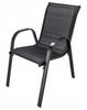 4 x GARTENSTUHL FÜR TERRASSE Balkon GARTEN Sessel Metall Modern Set