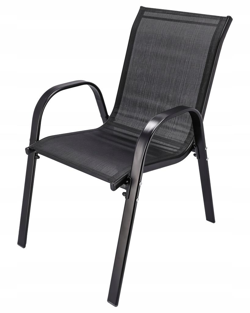 4 x GARTENSTUHL FÜR TERRASSE Balkon GARTEN Sessel Metall Modern Set