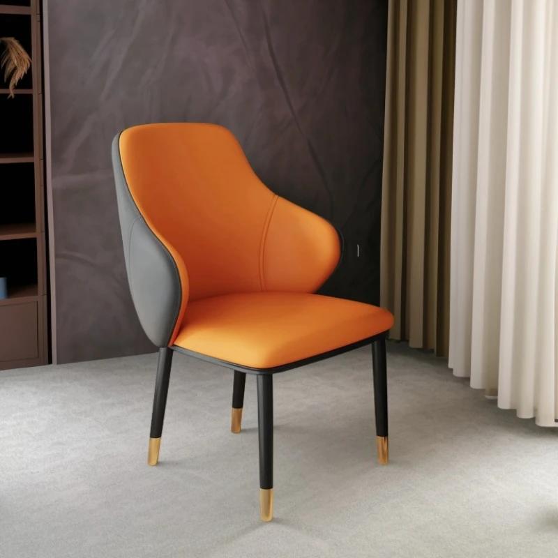 Luxury Dining Chair Home Simple Modern Leisure Makeup Chair Thickened Lounge Chair Hotel Soft Bedroom Chair Home Furniture