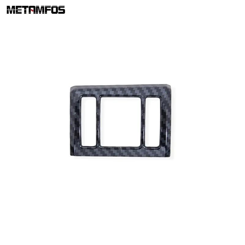 For Lexus NX 250 350 350H 450H -2024 2025 Carbon Fiber Warning Light Lamp Control Button Cover Trim Interior Accessories