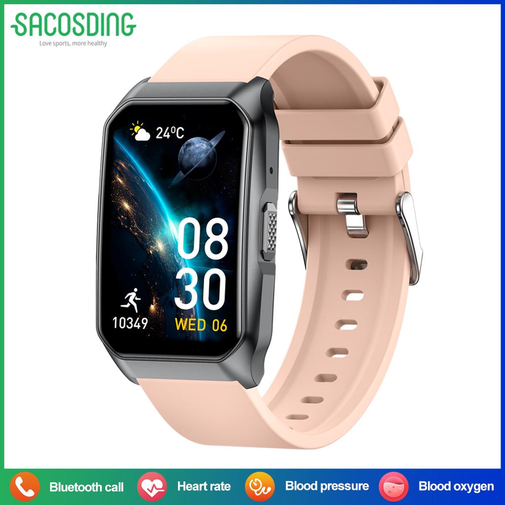 SACOSDING New Smart Watch Heart Rate Health Monitoring Sports Watch Bluetooth Call Waterproof Smartwatch For Android IOS