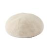 Women's 100% Pure Cashmere Beret for Autumn/Winter - Warm, Versatile, French Style, Large Fit, Slimming, Thick Knit, Solid Color.