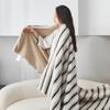 Maillard Faux Rabbit Fur Keep Warm Blanket Autumn Winter High-end Thick Comfortable Bed Blanket for Throw Soft Fluffy Sofa Cover