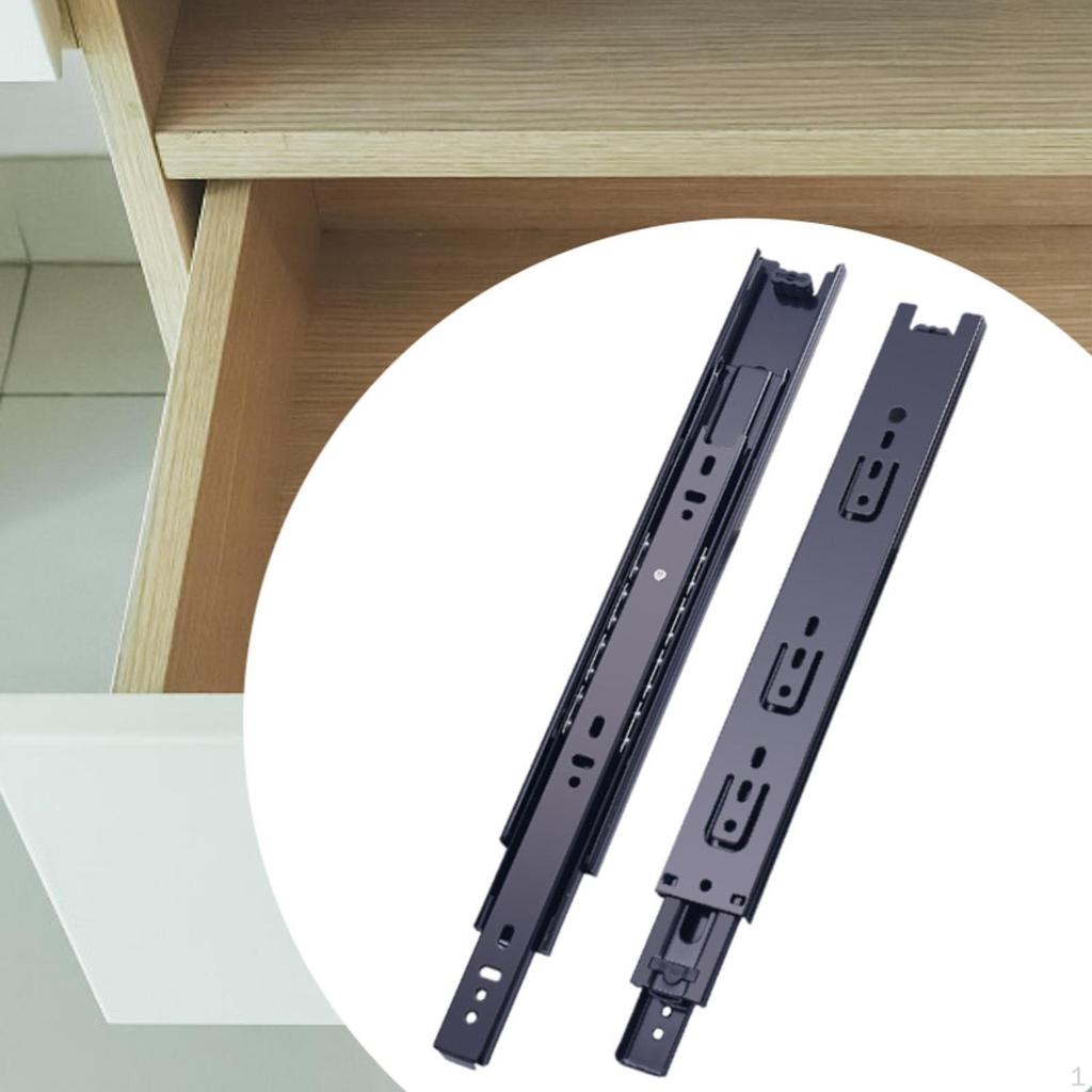 Ball Bearing Drawer Slides for Cabinets 45mm Width Replacement Parts