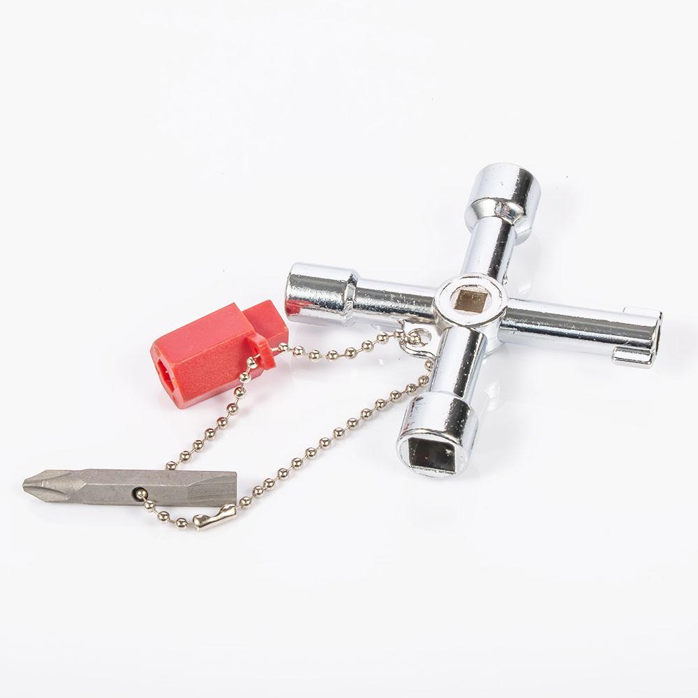 Schaltschrank Elektro Dreieck Zug Vierkant Universeller Kreuzschalter Schlüssel Doppelschlüssel