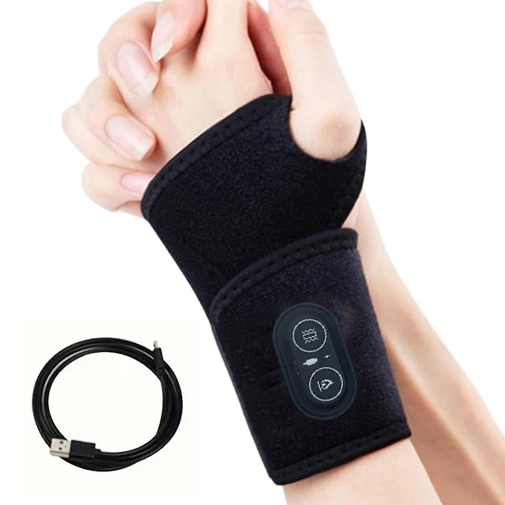 Electric Heating Wrist Protector Sports Protection Breathable USB Heated Hand Massager Support WristBand Pad Healthy Care Tools