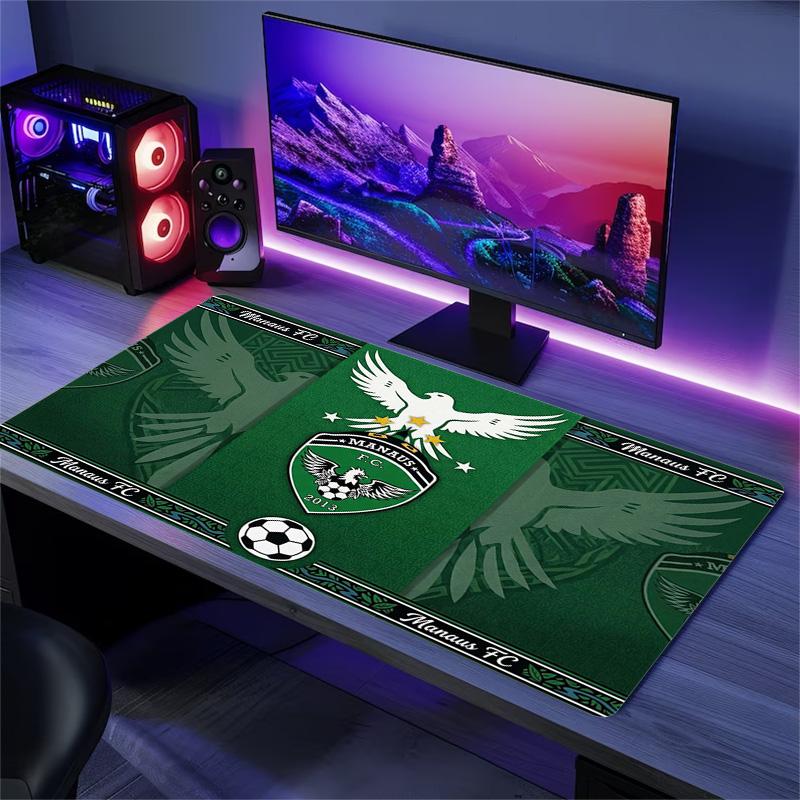MANAUS FC Color Mouse Pad Large Gaming Table Cushion Non-slip Laptop Tablet Big Mousepad XXL Mat Mini PC Playmat With Lock edge