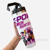 30oz Anime Kpop Car Stainless Steel Water Cup K-Pop Demon Hunters Toy Girl Group Rumi Zoey Mira Figures Cartoon-Printed Gift