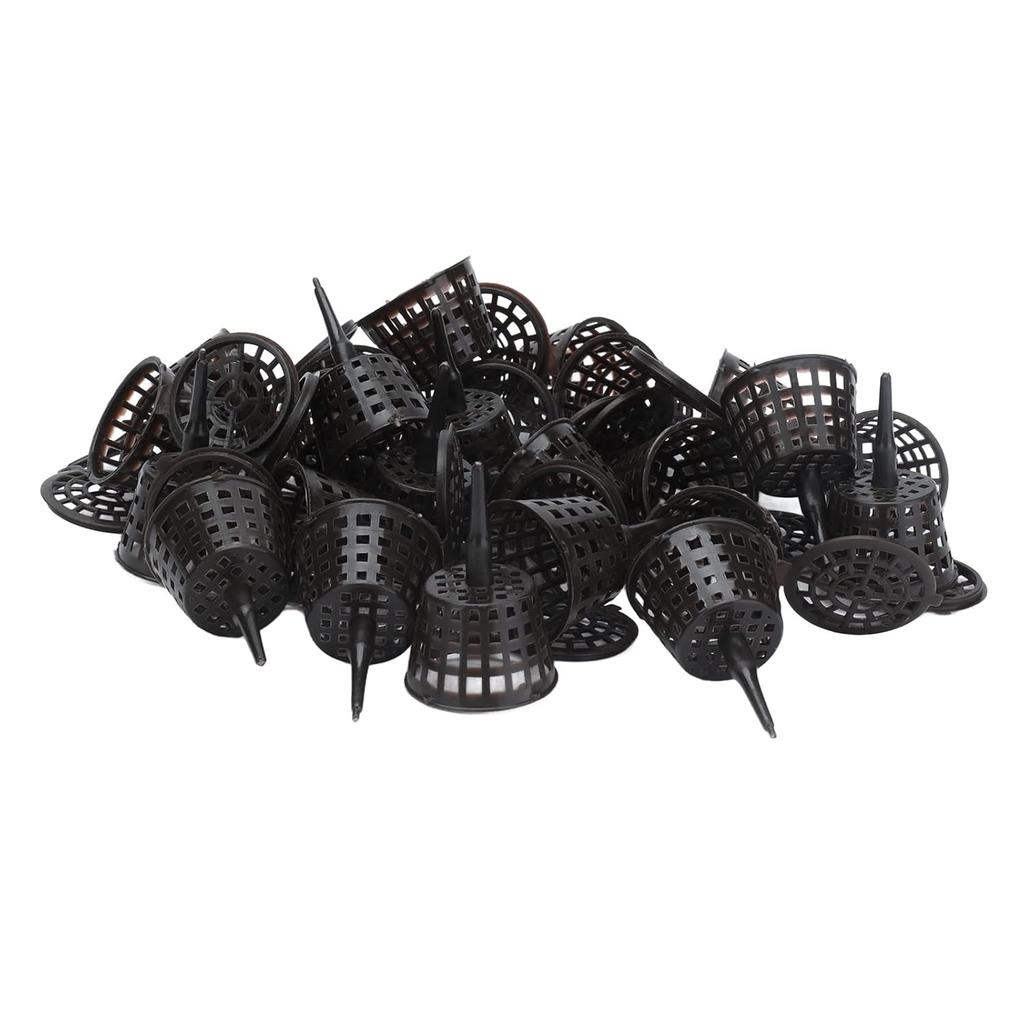 50Pcs Fertilizer Basket, Plastic Fertilizer Orchid Basket Garden Nutrition Cups Fertilization Container for Orchid Bonsai Flower Plant