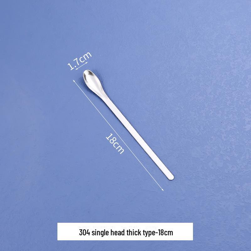 Nerezová lžička na léky pro kosmetické balení - Jednohlavá nebo dvouhlavá varianta