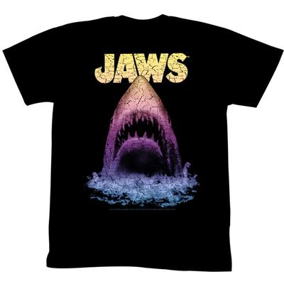 Jaws New To The Game Slim Fit Schwarz Unisex T-Shirt