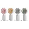 Portable Fan Set Battery Operated Quiet Motor Lightweight Construction With Wrist Straps For Commuting Camping Work