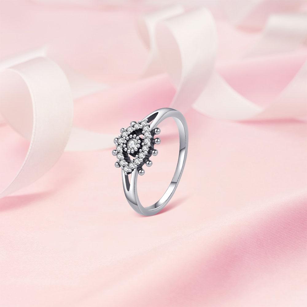 Nouvelles Bagues Bague en Argent 925 Bague Originale en Argent Perle Pour Femmes Luxe Zircon Simple Bague de Doigt Bijoux Cadeaux Amoureux