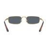RAYBAN logo Metal Square Sunglasses Unisex Couple Style 001/R5 54-21 RB3927
