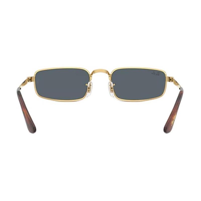 RAYBAN logo Metal Square Sunglasses Unisex Couple Style 001/R5 54-21 RB3927