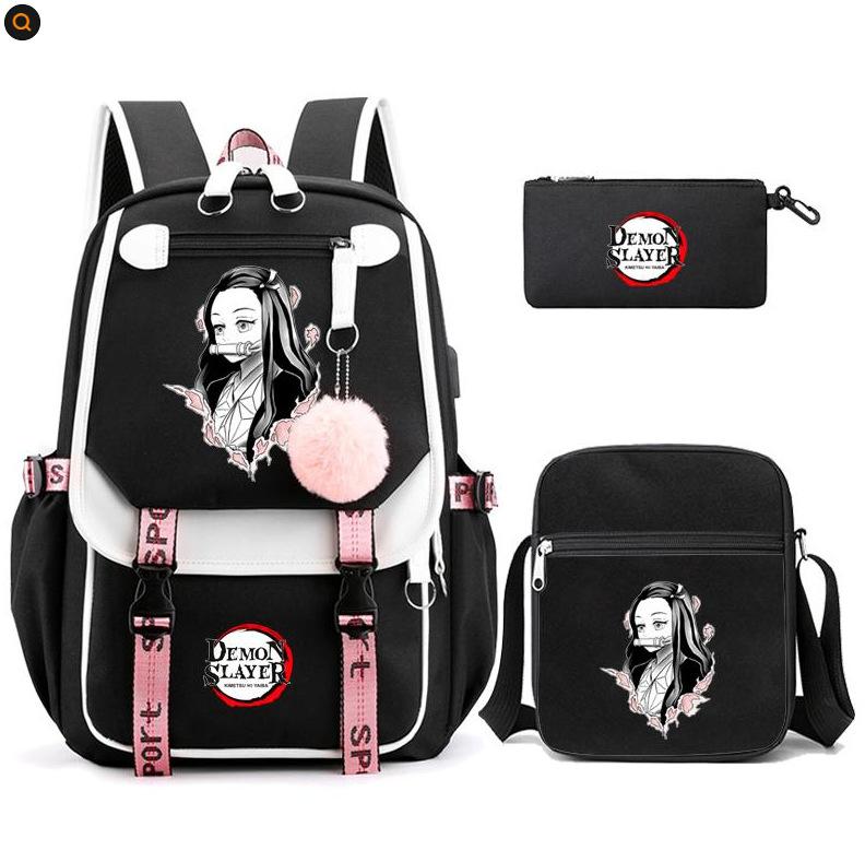 Young Students Schoolbag Cartoon Backpack Leisure Travel Computer Bag To Picture