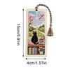 Cross Embroidery Seasonal Cat Embroidery Bookmark Book Page Marker Material Kit  Beginners