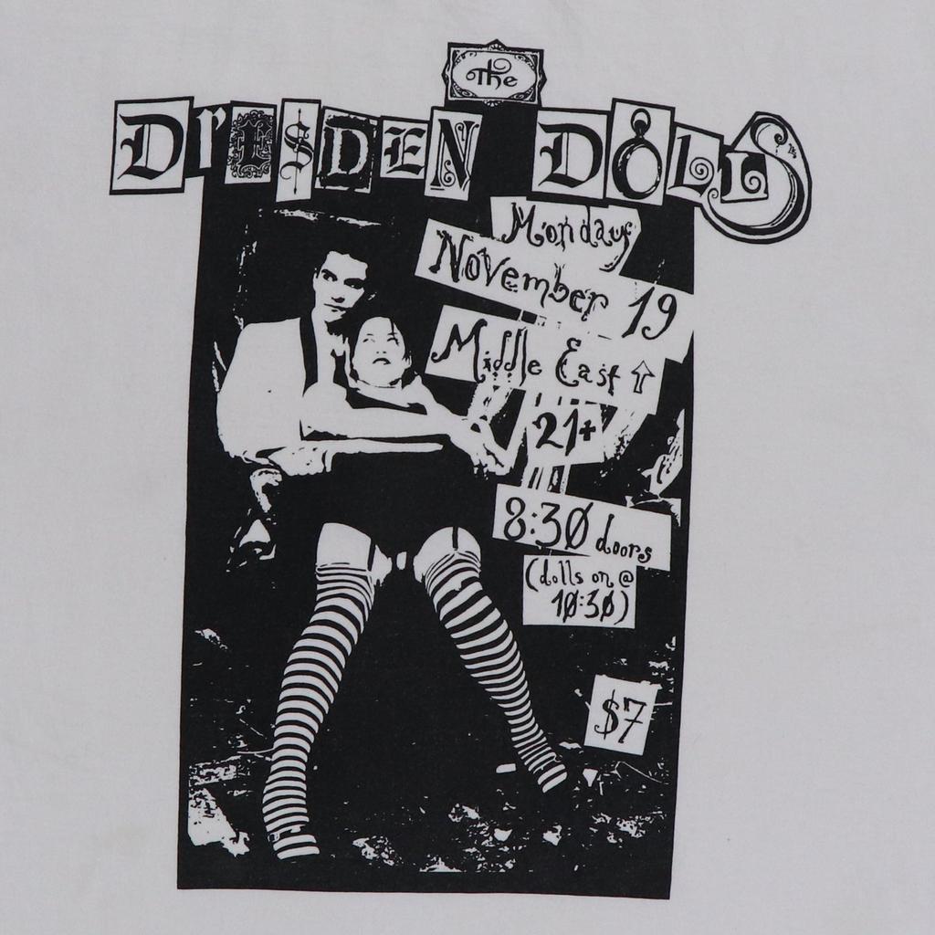The Dresden Dolls T-skjorte, PAPPAGAVE Full Størrelse Gave For Fans, hot skjorte