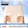 Herbal Original Color Women's Modal Antibacterial High-Waist Tummy Control Briefs