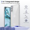 Oneplus Nord AC2001 AC2003 Case Clear TPU Shockproof Bumper with Clear Back Hard Cover Phone Case for Oneplus Nord AC2001 AC2003