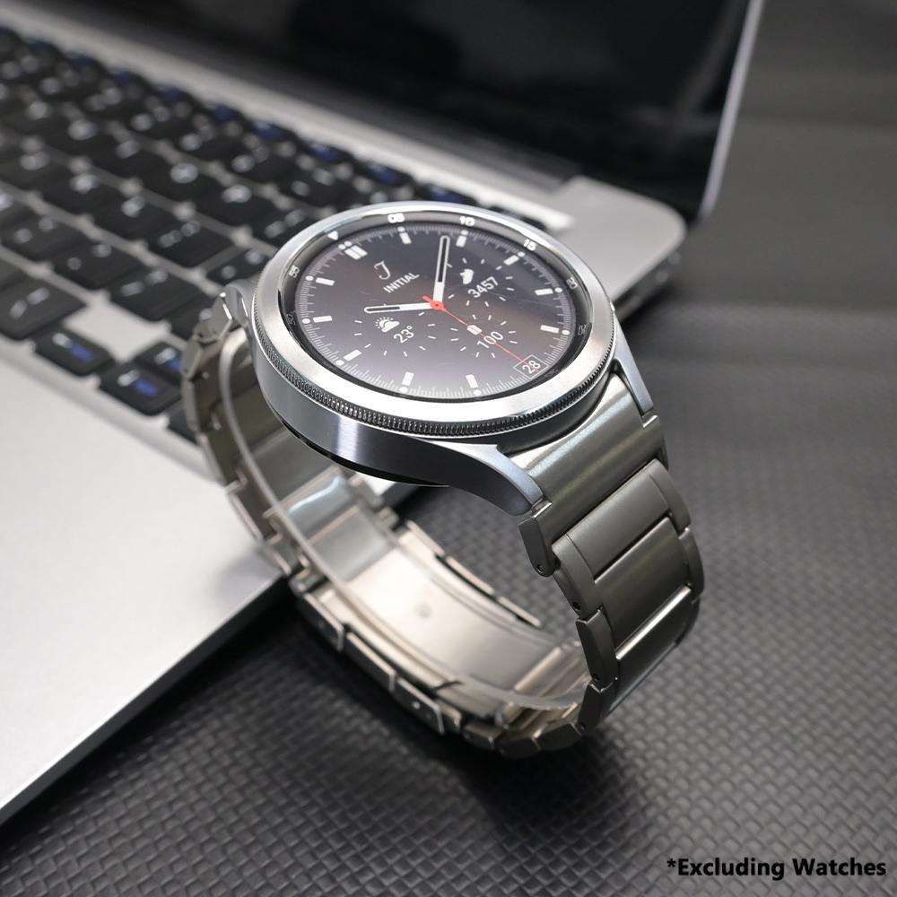 Titanium Strap for Samsung Galaxy Watch 6 Classic 47mm 43mm 7 6 5 4 44mm 40mm 5 Pro 45mm FE 4 Classic 46mm 42mm Wrist Bracelet