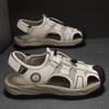 Fashion Summer New Men's Sandals Mesh Breathable Beach Shoes Outdoor Non-slip Soft-soled Hiking Shoes Waterproof River-trapping Shoes