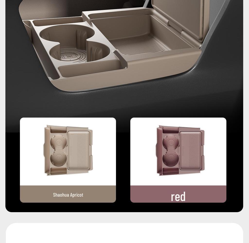 Compatible with 26 Geely Xingyue L models, this dustproof silicone storage box fits under the center console for convenient storage.