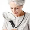 5X Hands Free Magnifying Glass Adjustable 13cm Neck Wear Magnifying Glass Sewing Embroidery Magnifier Cross Stitch Accessories