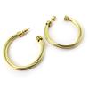 Les Trésors De Lily [N3687] - Gold 'Choreography' Hoop Earrings Ø 40 Mm 4 Mm
