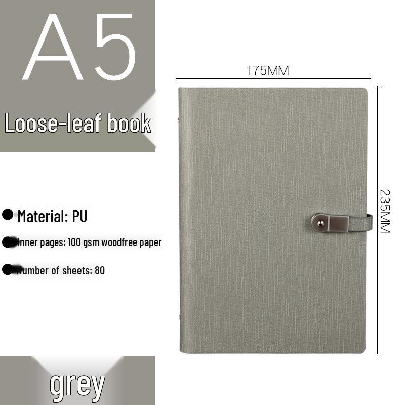 A5 Custom Logo Notebook Gift Set - Perfect for Business Meetings and Recording Notes
