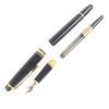 Excellent MONTBLANC Fountain Pen Meisterstck Pix Cap Type Black Gold 14K Mens Used