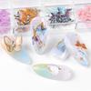 Wood Pulp Nail Art Flower for Butterfly Christmas Nail Art Decals Stickers Halloween Nail Art Manicure Multi Color